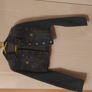 Crop jean jacket